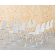 Lunia - Chaise empilable en polypropylène personnalisable, 13 coloris, multiples piètements_5