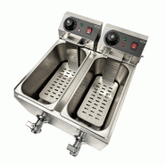 Friteuse posable électrique 2x4 l 7455.1002 COMBISTEEL_5