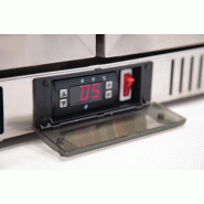 Arrière-bar deux portes pivotantes Série G inox 208L GL008 Polar_5