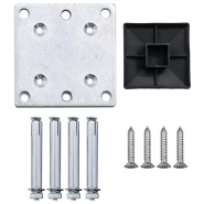 Vidaxl clôture de jardin wpc 175x105 cm marron 49074_5