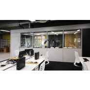 Cabine modulaire en kit pour espace de travail adaptable