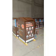 Abris-bacs bio-déchets ou déchets alimentaires - Mobilier cache-poubelle pour collecte des bio-déchets_5