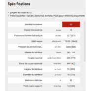 Mélangeur 120hp - Pour chargeuses de 12 à 20t - Rockwheel C2 MXR-L20_5