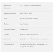 Borne de distribution de gel intelligente - dimensions topcard A4 (210 x 297 mm) - distributeur automatique de gel hydroalcoolique_5