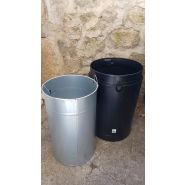 Poubelle publique en polyéthylène renforcé - Gamme Manly - Résistante aux UV et milieux salins - Contenance jusqu'à 90L_6