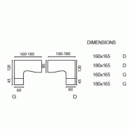 Bureau d'angle IdeaTube avec retour + caisson - Quadrifoglio - Blanc 9010, 160, Blanc, Gauche_5