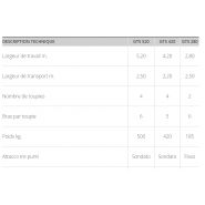 Mod. GTS Faneuses rotatives - Galfrè Domenico & C. S.R.L - Largeur de travail 2,80 m à 5,20 m - Robustesse et performance_5