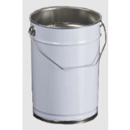 Seau métallique en fer blanc - capacités de 2.5 L à 25 L - homologué RID-ADR_5