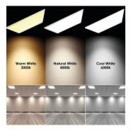 Dalle LED 600x600 44W - Driver Philips - Réf BACPH444K - Finition élégante et lumière uniforme_5