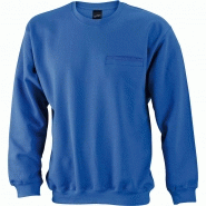 Sweat-shirt de travail pour homme - poche poitrine - disponible du S au 3XL - intérieur molletonné - modèle JN924_5