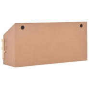 Vidaxl pondoir 5 compartiments 117x33x54 cm bois de pin massif 170659_5