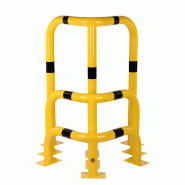 Arceau de protection d'angle en acier Ø 76 mm  - Largeur 600 mm_5