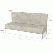 Armoire lit escamotable Dynamo Sofa - Façade blanc brillant effet miroir - Canapé 3 places rouge - Couchage 160x200 cm_5