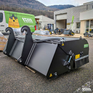 Balayeuse hydraulique Série SPZI - Usage intensif - Compatible mini-chargeuse, chargeuse, télescopique et tractopelle - Marque SIMA_5