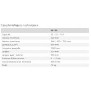 50-3H - Cric hydropneumatique à trois étages AC Hydraulic - Capacité : 50/25/10 T - Pour véhicules à très haute garde au sol_5