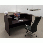 Bureau d'accueil Delta First monocolor - Mobel Linea - Wengé_6