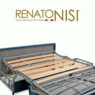Canapé convertible express JACKSON 140cm - sommier lattes - matelas 16cm - tête de lit intégrée - polyuréthane noir_5