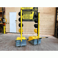 FEUX DE CHANTIER TRICOLORES tts tempo avec telecommande d'occasion_5