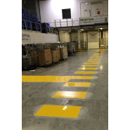 Marquage au sol par le résine Epoxydique idéal pour le parking et les zones industrielles_5