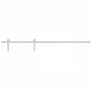 Vidaxl porte coulissante et kit de quincaillerie 80x210 cm pin massif 3203027_5