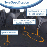 22x11.00-9  21x7.00-10 Slasher ATV Quad Tyres Road Legal 6-ply (Set of 2  2)_5