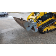 Godet balayeur ramasseur pour chargeur compact avec godet de collecte 4 en 1_6