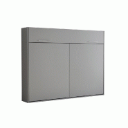 Armoire-lit escamotable VERTIGO SOFA gris - canapé avec couchage 140x200 cm_5