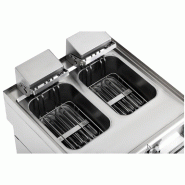 Friteuse électrique à poser - 2 cuves 8L - Série 600 - Buffalo - CU477_5