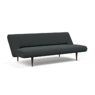 Canapé lit design Innovation Living UNFURL convertible 200x120 cm - Tissu bouclé Black Raven_5