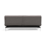 Canapé-lit convertible Innovation Living Splitback Chrome - Couchage 115x210 cm - Tissu Mixed Dance Grey_5