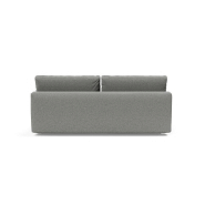 Canapé design MERGA convertible - Lit 140x200 cm avec boîte de rangement - Tissu bouclé Ash Grey_5