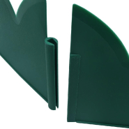 Vidaxl bordures de jardin 10 pcs vert 65x15 cm pp 48234_5