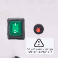 Vidaxl plumeuse à poules acier inoxydable 131 doigts 1500 w 147800_5