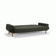 Canapé convertible multifonction Mimer - Design Innovation Living - 140x200cm - Tissu Twist Dark Green_5