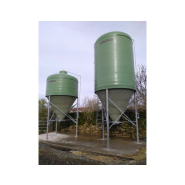 Silo d'aliment d'élevage à cône axial translucide - Capacité 9 et 22m3 - Ø2325 - Star_5