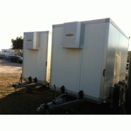 Frigorifiques Cool Trailer - simple ou double essieux - 4 béquilles stabilisatrices_5