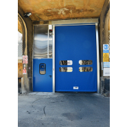 Porte rapide industrielle ZipGO Atex - conforme aux normes ATEX, anti-déflagration, pour environnements à haut risque d'explosion_5