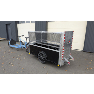 Remorque vélo collecte de déchets pour le transport de bacs et containers_5