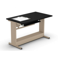 Table informatique DATA avec écran sous vitre - Fabrication française - Pour salles de formation, lycées et magasins_5