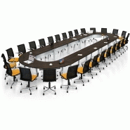 Table de conférence Multi-Meeting Business - Prestige et Privilège - Plateaux bois massif ou mélaminé haute densité_5