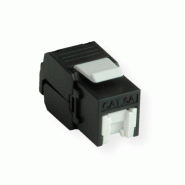 ROLINE Keystone Cat.6A (Classe EA), RJ-45, non-blindé, sans outil, noir_5