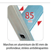 Plateforme individuelle roulante PLATEA - norme bâtiment PLT-07 avec roues basculantes_5