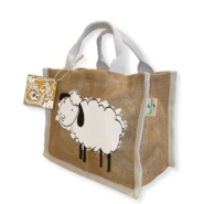 Sac réutilisable en fibre de jute naturel - sans lamination - avec poignées en coton biologique_5