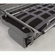 Canapé convertible express CRÉPUSCULE - Matelas 120 cm Comfort BULTEX® NEO gris silver - Fabrication italienne_5