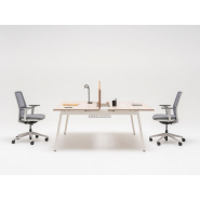 Bureau bench administratif simple et double - OGI B - Design scandinave et ergonomique_5