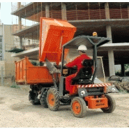 Mini dumper idéal pour réhabilitation de logements et parcs