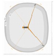 Engin de levage pour travaux en négatif et en hauteur jusqu'à 65 mètres