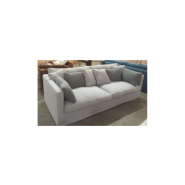 Canapé 5 places Nomad 220 cm - Home Spirit - Confortable et généreux avec coussins en plumes et structure en hêtre_5