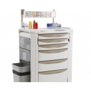 Chariot d'anesthésie FLEXLINE - durable, résistant aux infections et ergonomique, pour un environnement clinique propre_5