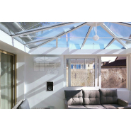 Véranda sur mesure NOTTINGHAM V4 - Version Vitrage sans Imposte_5